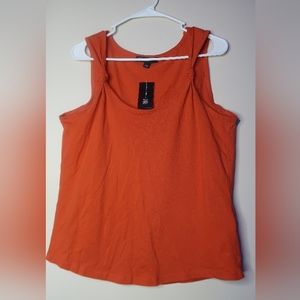 INC Seasonal Basics knotted tank top.